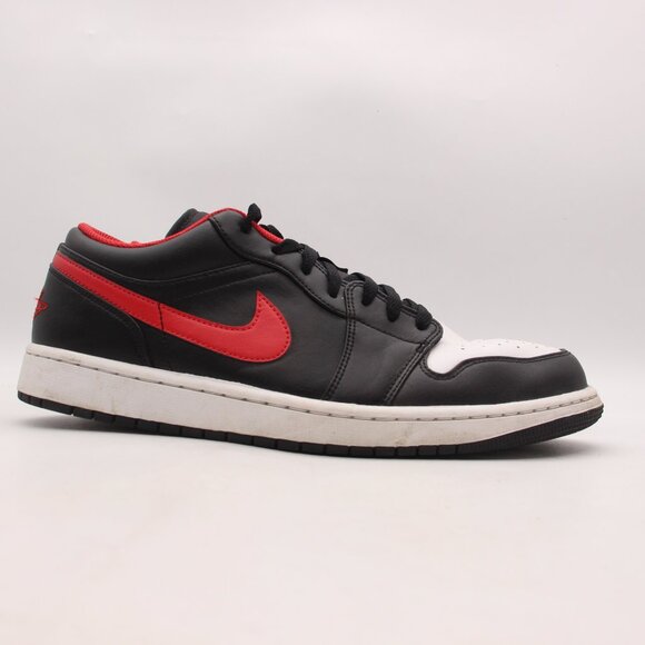 Nike Air Jordan Low Men's Size 13 Black Fire Red White Sneakers